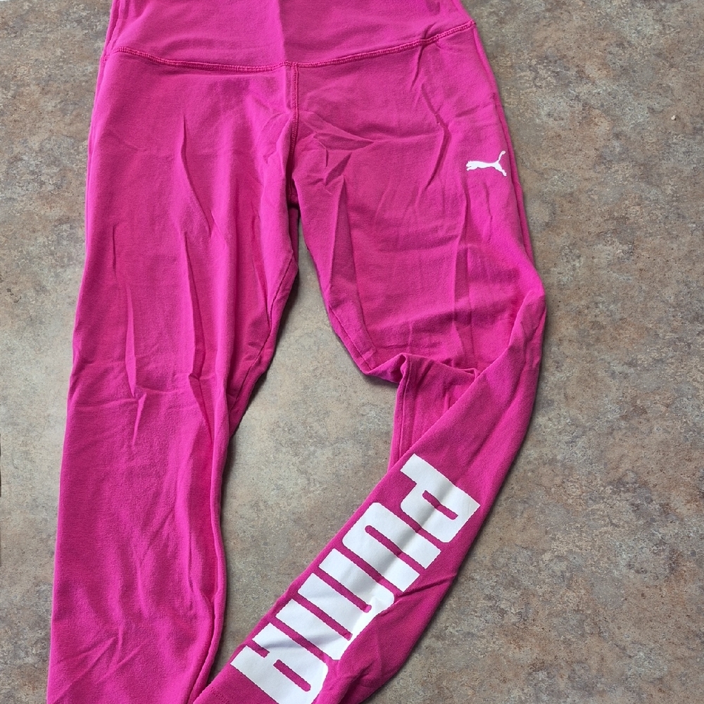 Puma Kids Fuchsia Leggings